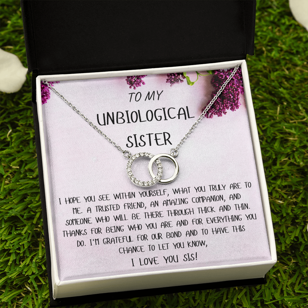 Unbiological Sister Necklace, Gift For Best Friend, Unbiological Siste –  Venture On Designs